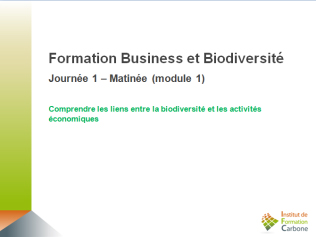 Formation Business et Biodiversité 2013