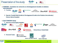 Etude FONDDRI (EpE – IDDRI) Scénarios sous contrainte carbone - Variante CCS retardé - 2008