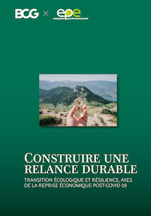 Construire une relance durable : transition écologique et résilience - juillet 2020