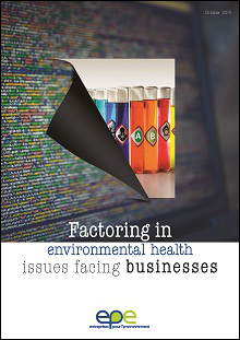 Factoring in environmental health issues facing businesses - October 2019