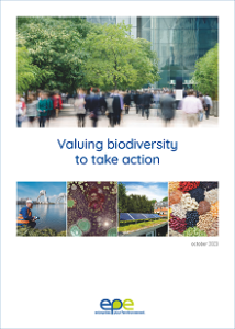 Valuing biodiversity to take action p1